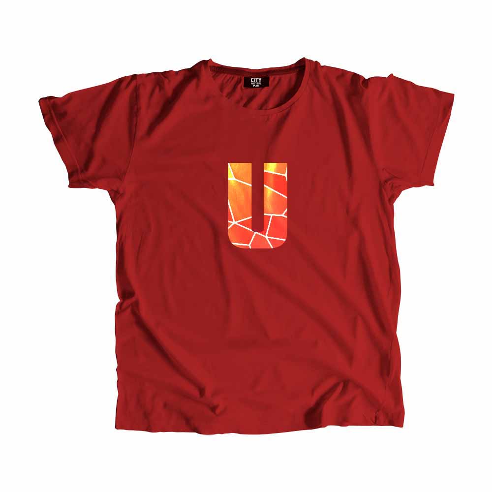 U Letter Men Unisex T-Shirt