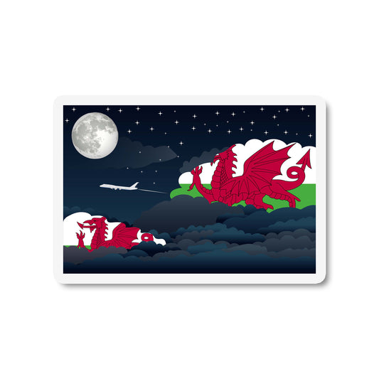 Wales Night Clouds Magnets