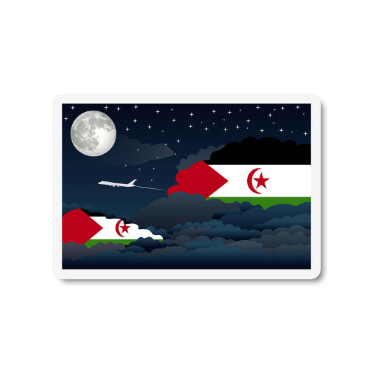 Western Sahara Night Clouds Magnets