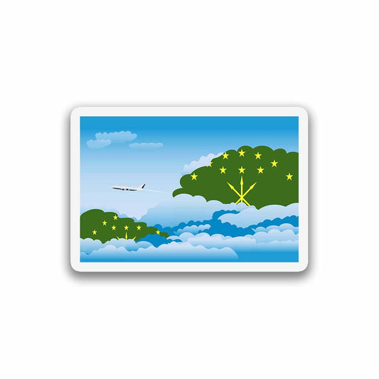 Adygea Day Clouds Magnets