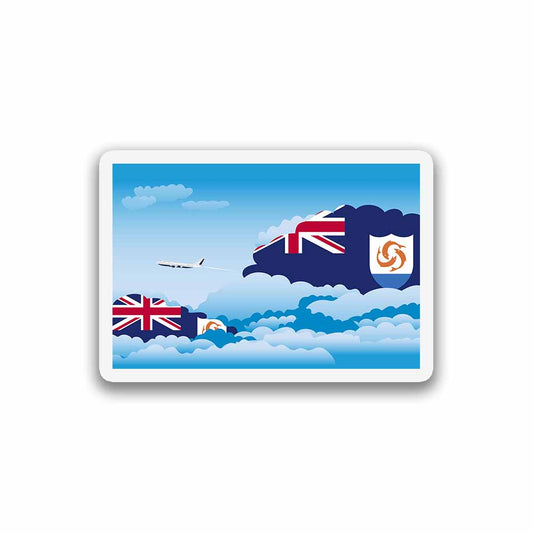 Anguilla Day Clouds Magnets