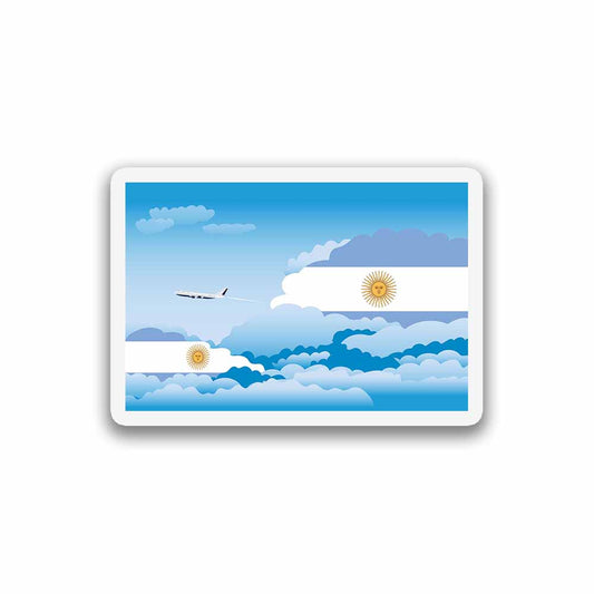 Argentina Day Clouds Magnets