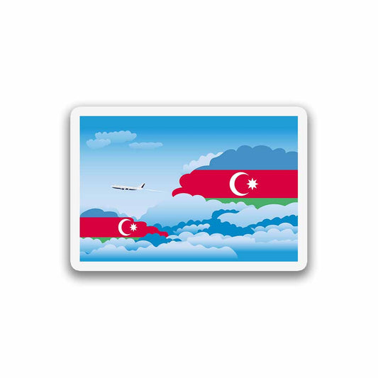 Azerbaijan Day Clouds Magnets