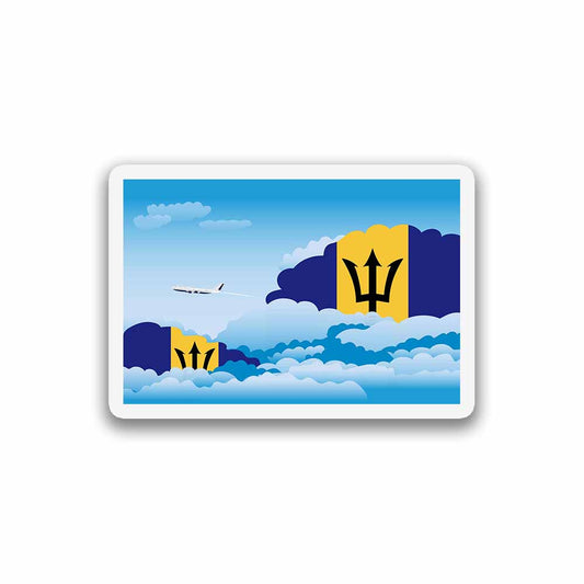 Barbados Day Clouds Magnets