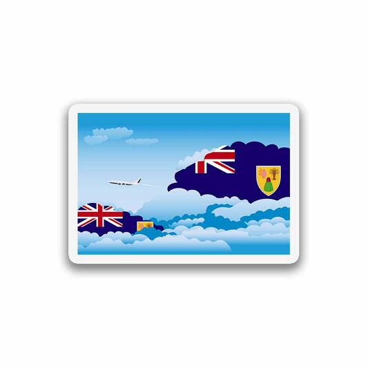 Turks and Caicos Islands Day Clouds Magnets