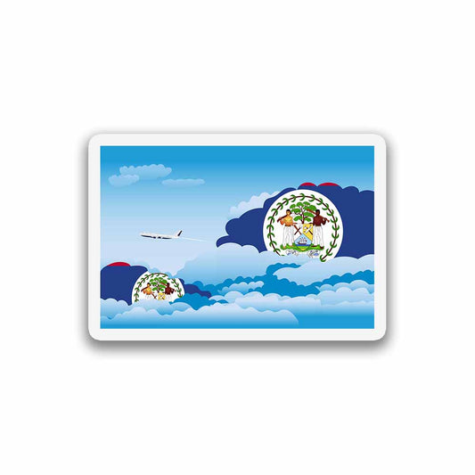 Belize Day Clouds Magnets
