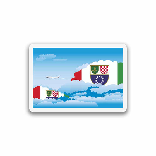 Bosnia and Herzegovina Day Clouds Magnets