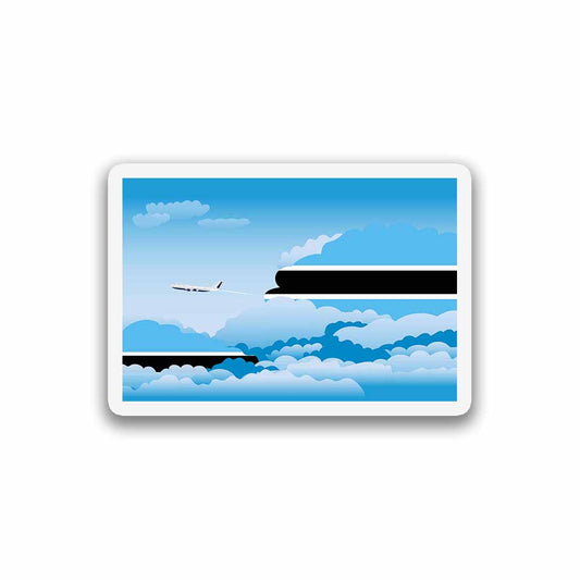Botswana Day Clouds Magnets