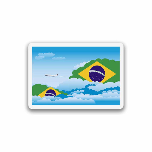 Brazil Day Clouds Magnets