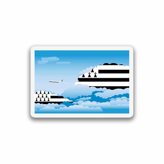 Brittany Day Clouds Magnets
