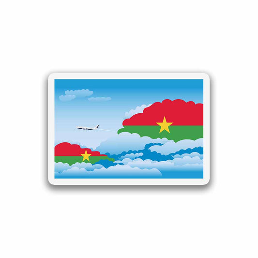 Burkina Faso Day Clouds Magnets