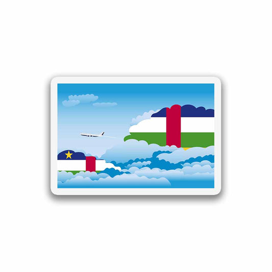 Central African Republic Day Clouds Magnets
