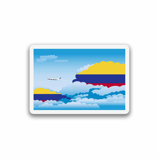 Colombia Day Clouds Magnets