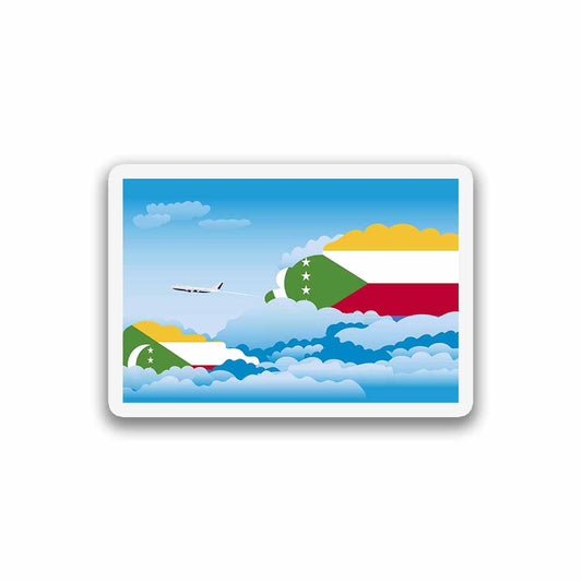 Comoros Day Clouds Magnets