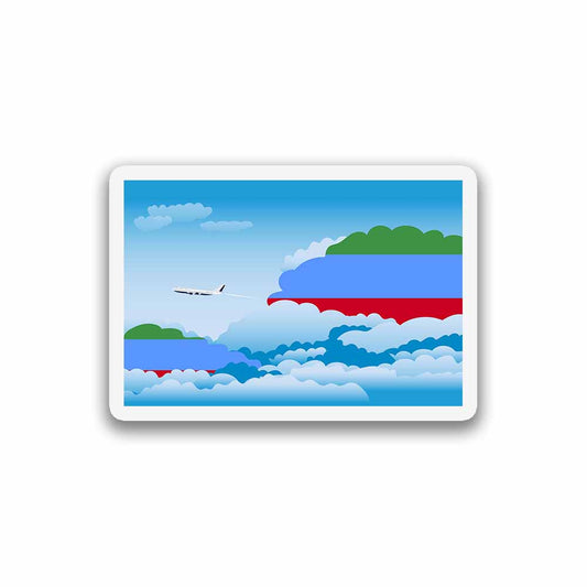 Dagestan Day Clouds Magnets