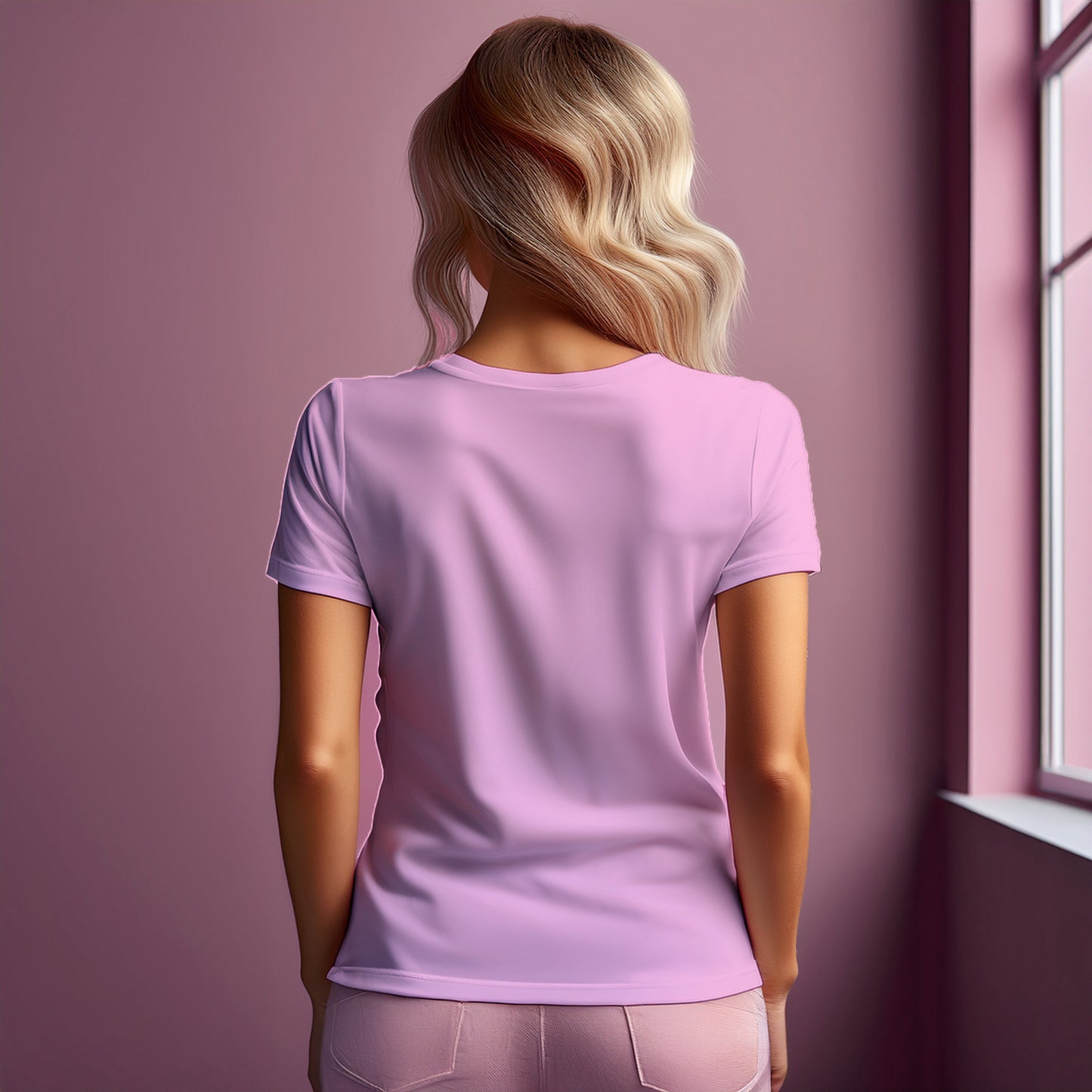 City Posters Plus 93 Number Women T-Shirt (Light Pink) | Stylish Numeric Graphic Tee