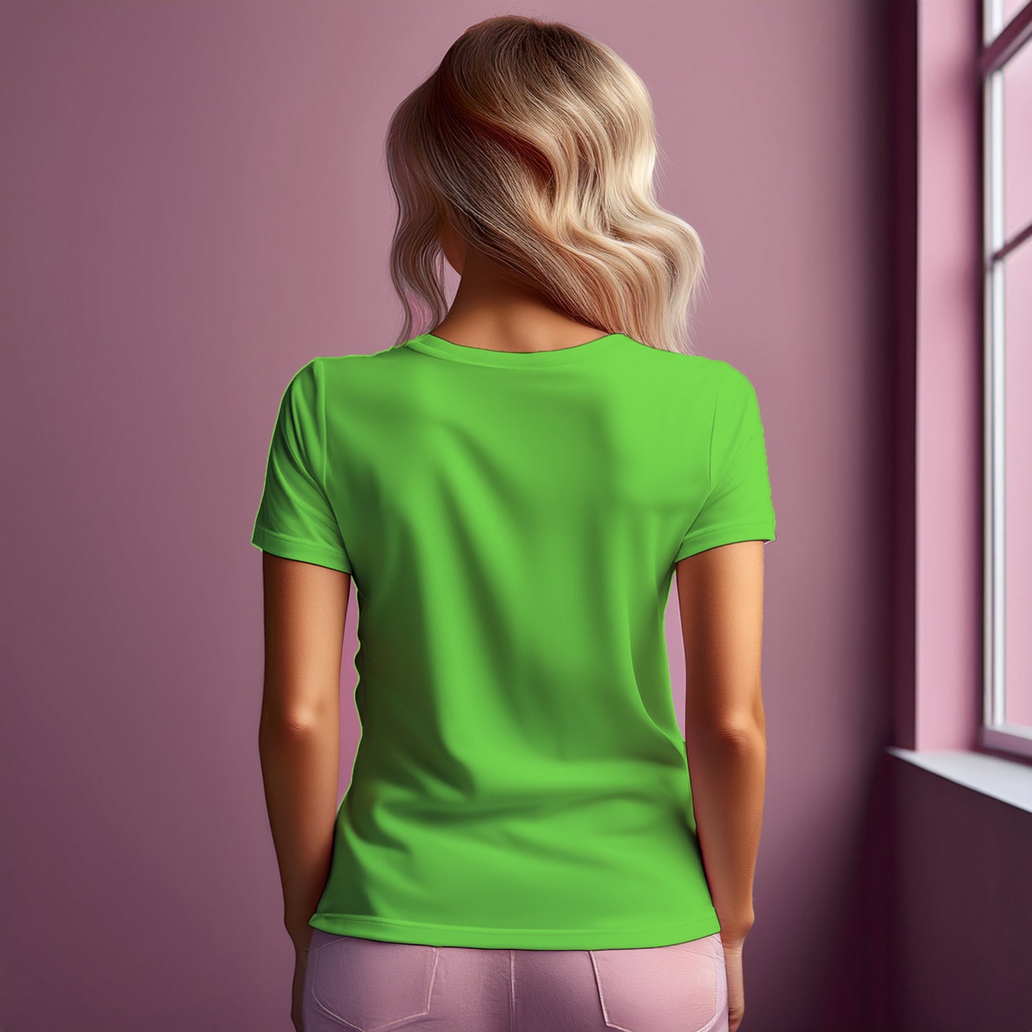 City Posters Plus 01 Number Women T-Shirt (Liril Green) | Stylish Numeric Graphic Tee