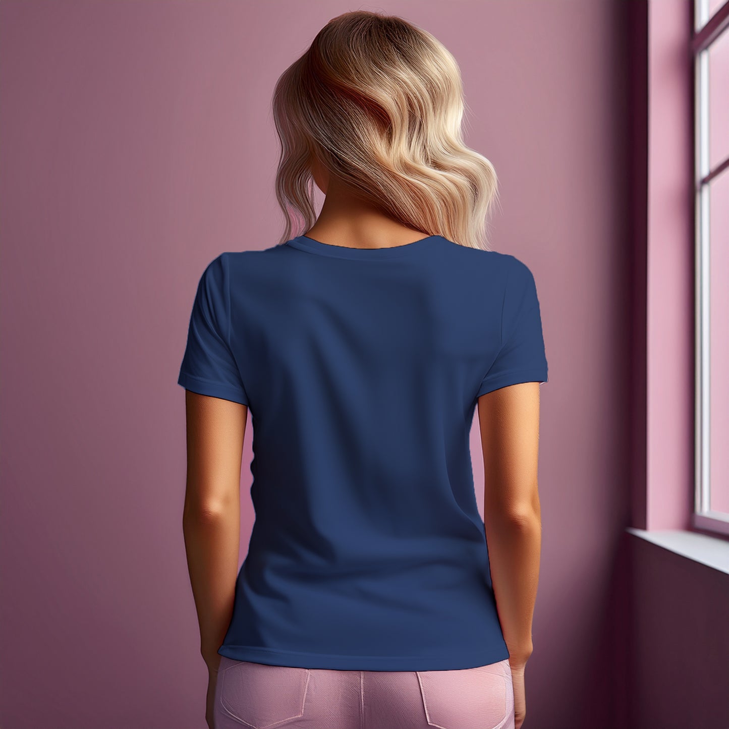 City Posters Plus 00 Number Women T-Shirt (Navy Blue) | Stylish Numeric Graphic Tee