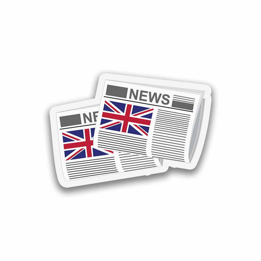 United Kingdom Newspapers Magnets