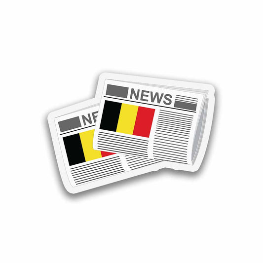 Belgium Newspapers Magnets