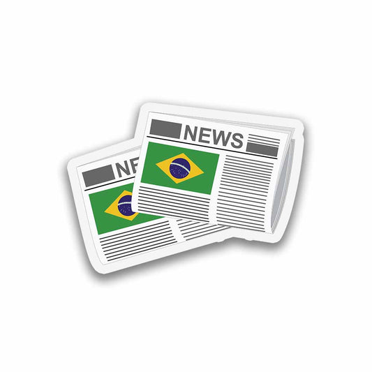 Brazil Newspapers Magnets