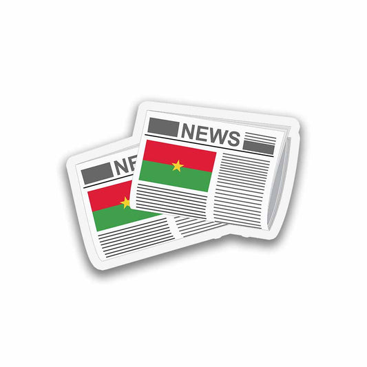 Burkina Faso Newspapers Magnets
