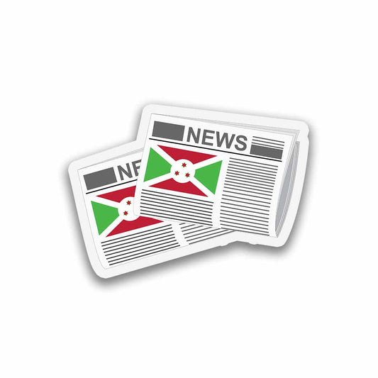 Burundi Newspapers Magnets