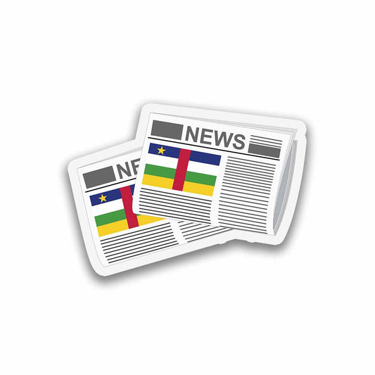 Central African Republic Newspapers Magnets