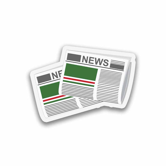 Chechen Republic of lchkeria Newspapers Magnets