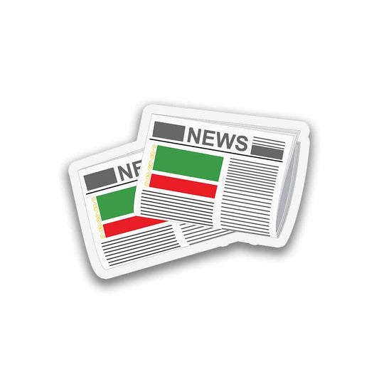 Chechen Republic Newspapers Magnets