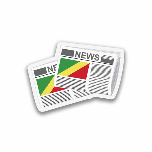 Congo Republic of the Newspapers Magnets