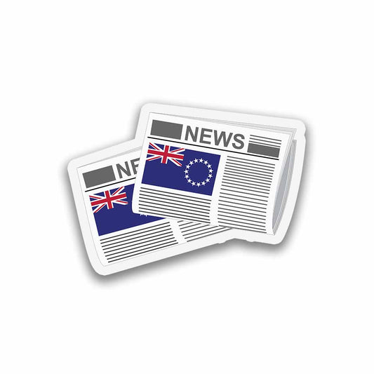 Cook Islands Newspapers Magnets