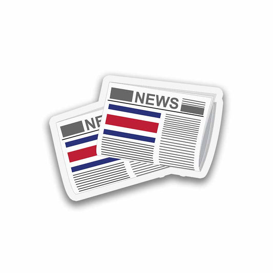 Costa Rica Newspapers Magnets