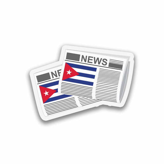 Cuba Newspapers Magnets
