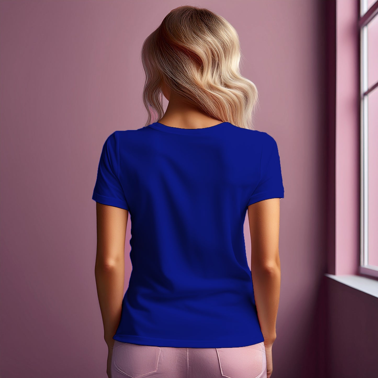 City Posters Plus 78 Number Women T-Shirt (Royal Blue) | Stylish Numeric Graphic Tee