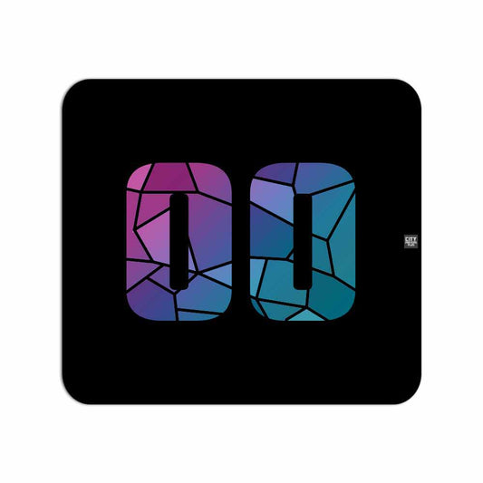 00 Number Mouse pad