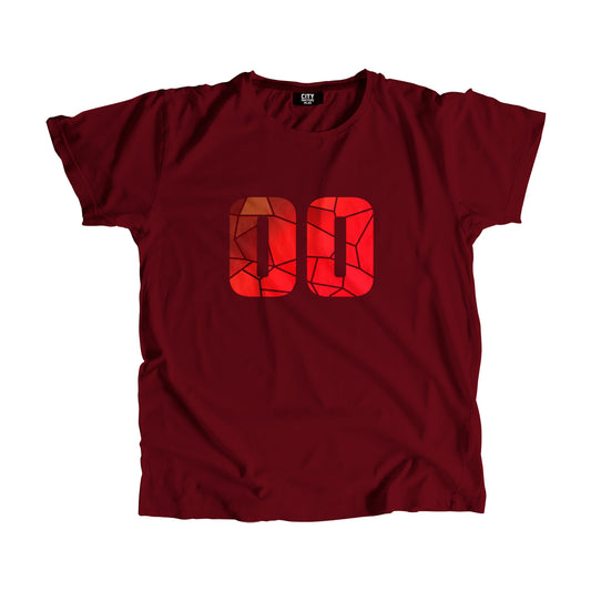 00 Number Kids T-Shirt (Maroon)