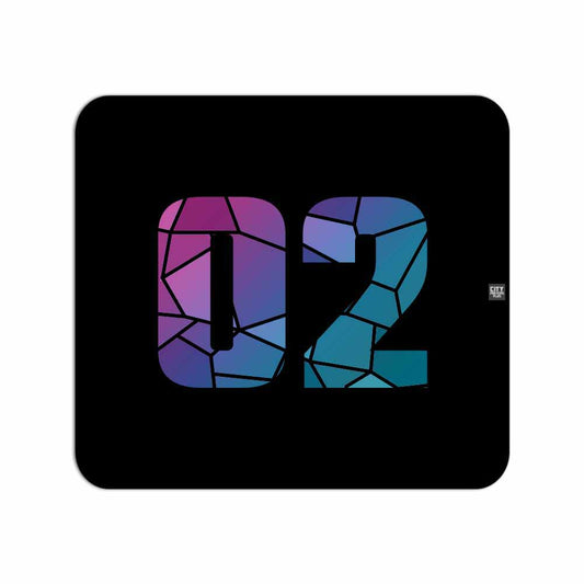 02 Number Mouse pad