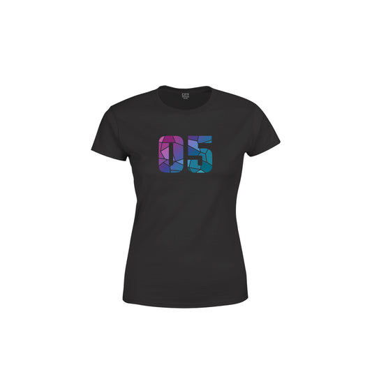 05 Number Women's T-Shirt (Black)