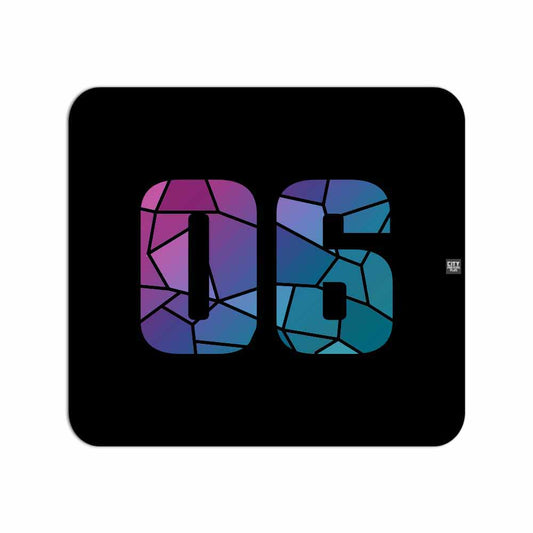 06 Number Mouse pad