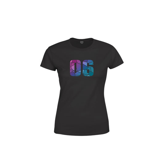 06 Number Women's T-Shirt (Black)