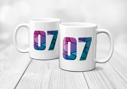 07 Number Mug (White)