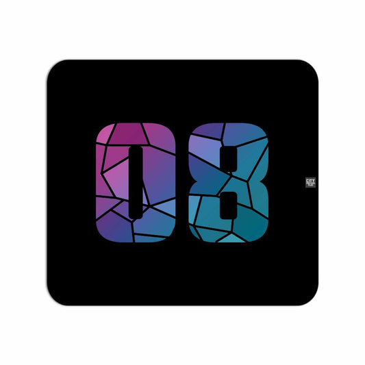 08 Number Mouse pad