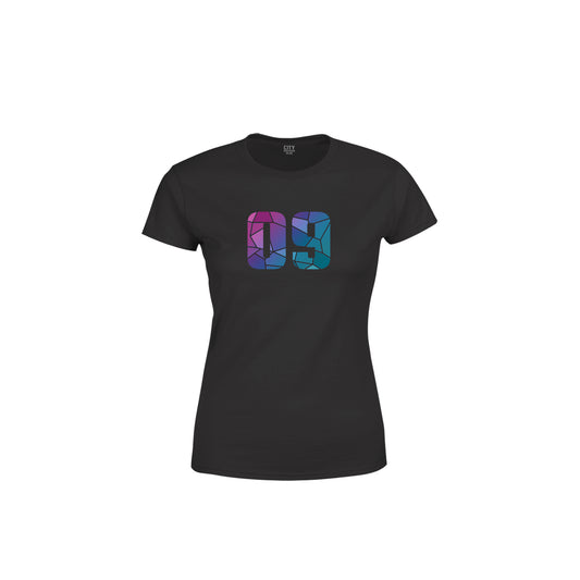 09 Number Women's T-Shirt (Black)