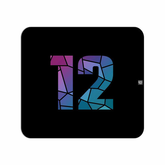 12 Number Mouse pad