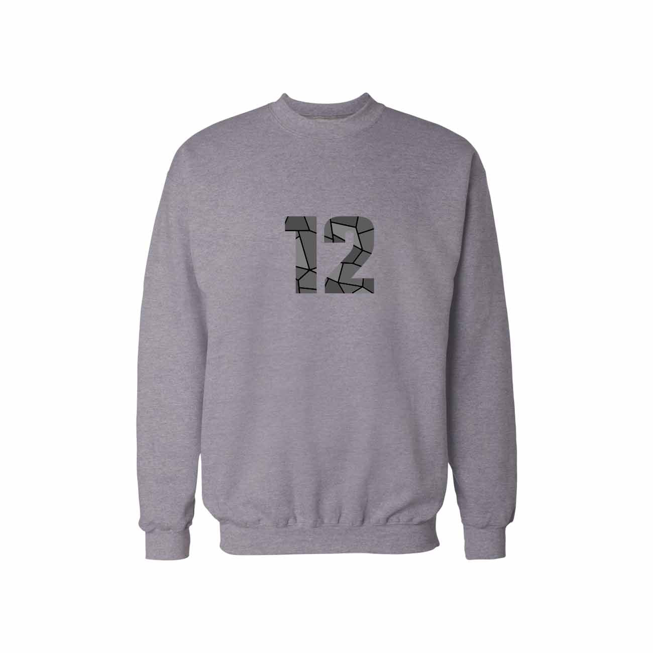 12 Number Unisex  Sweatshirt