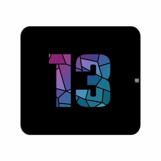 13 Number Mouse pad