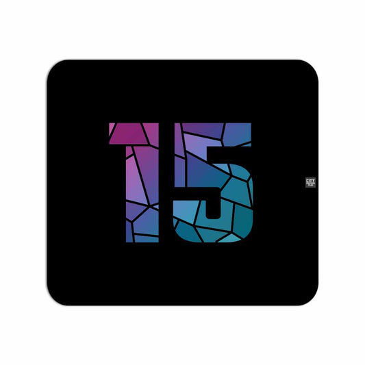 15 Number Mouse pad