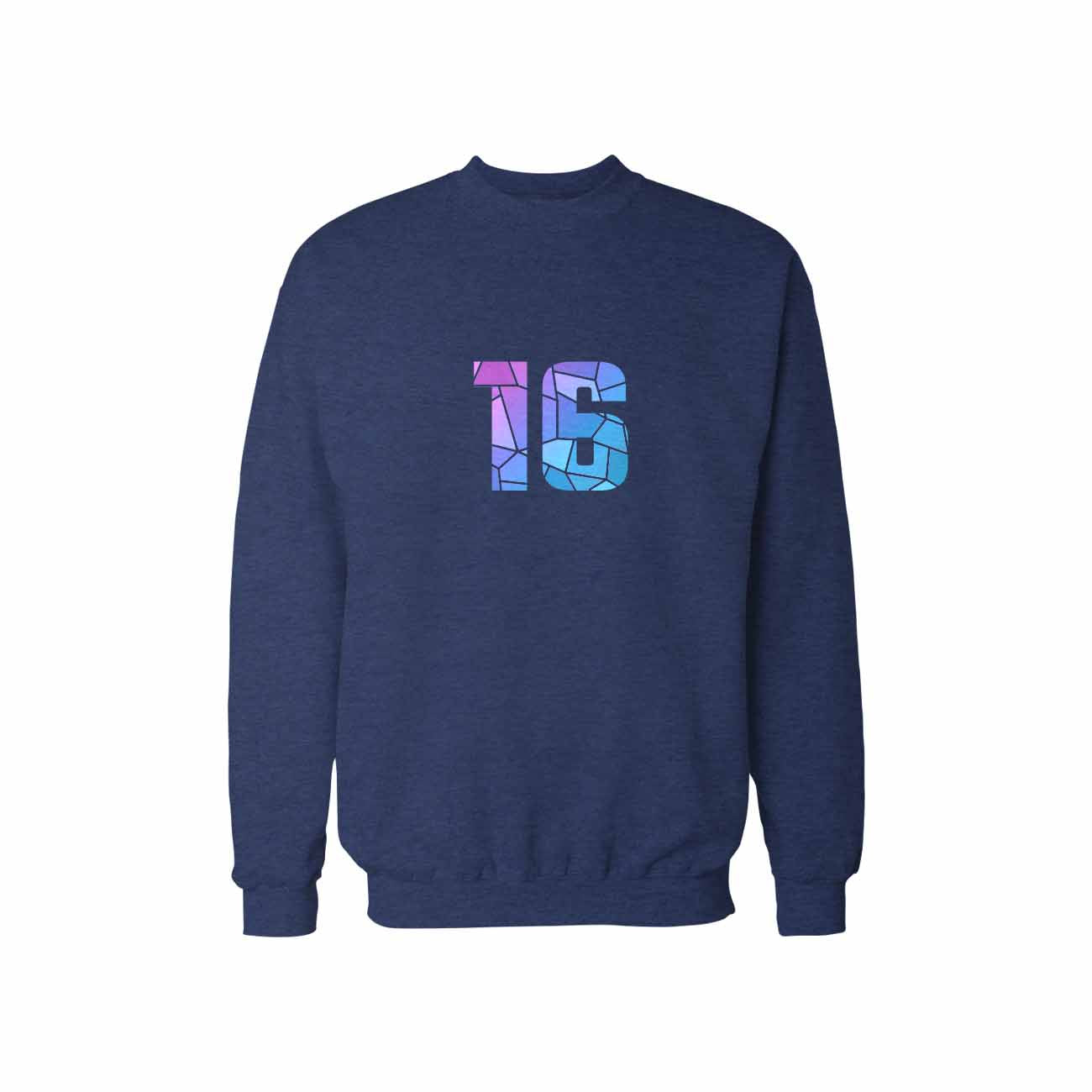 16 Number Unisex  Sweatshirt