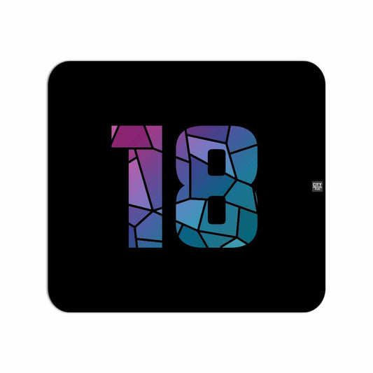 18 Number Mouse pad